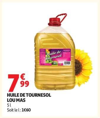 HUILE DE TOURNESOL LOU MAS