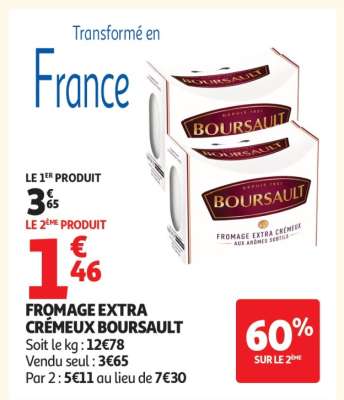 FROMAGE EXTRA CRÉMEUX BOURSAULT