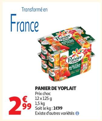 Panier De Yoplait