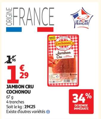 JAMBON CRU 'COCHONOU'