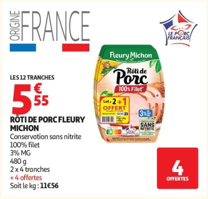 Rôti De Porc Fleury Michon