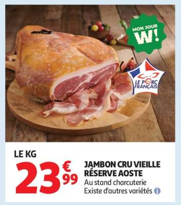 Jambon Cru Vieille Réserve Aoste