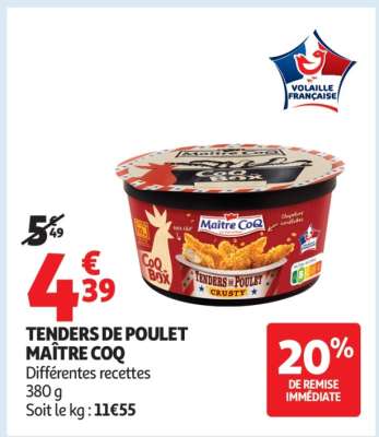 Tenders De Poulet Maître Coq