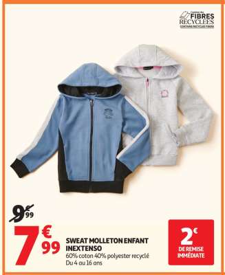 SWEAT MOLLETON ENFANT INEXTENSO