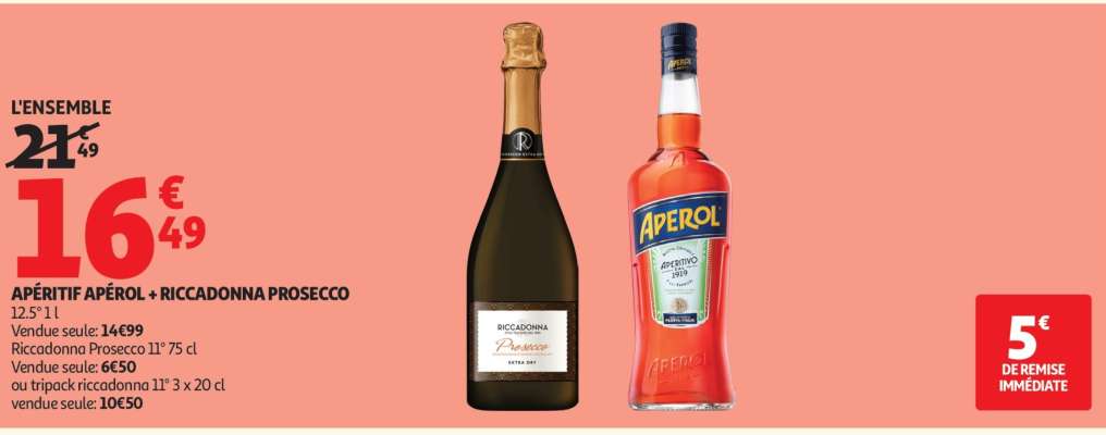 Apéritif Apérol + Riccadonna Prosecco