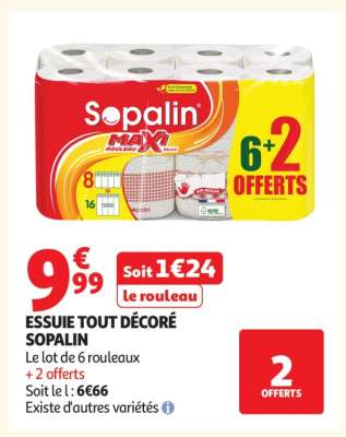 ESSUIE TOUT DÉCORÉ SOPALIN
