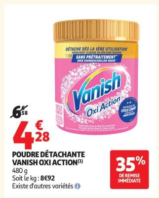 Poudre détachante VANISH Oxi Action