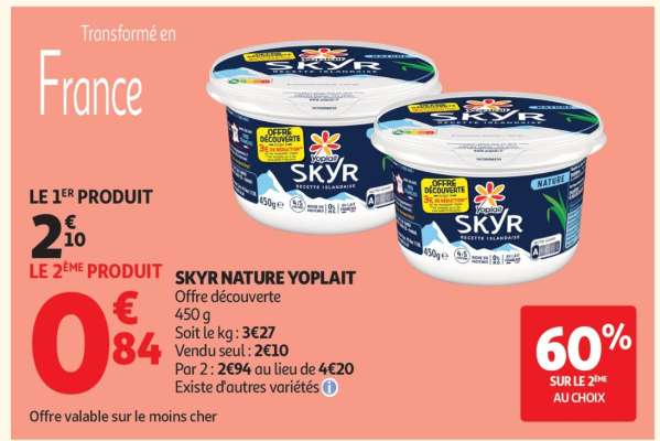 SKYR NATURE “YOPLAIT”