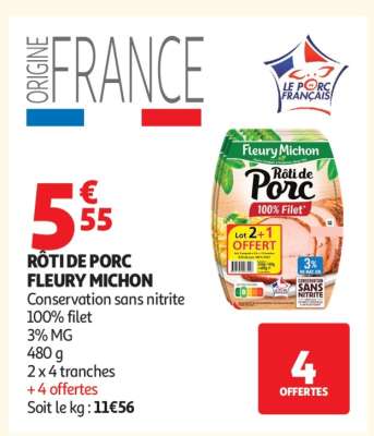 Rôti De Porc Fleury Michon