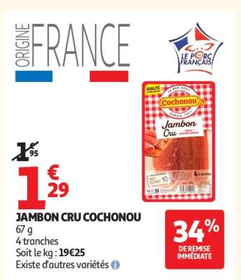 JAMBON CRU 'COCHONOU'