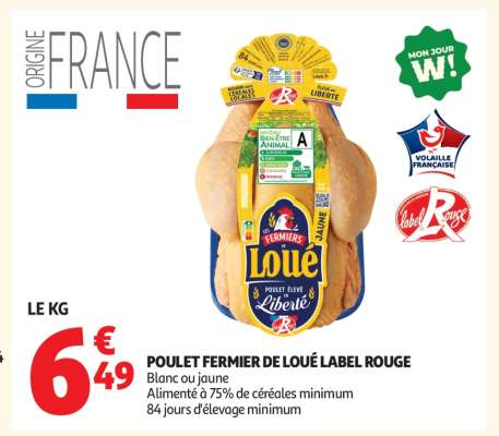 Poulet Fermier De Loué Label Rouge