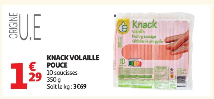 KNACK VOLAILLE POUCE