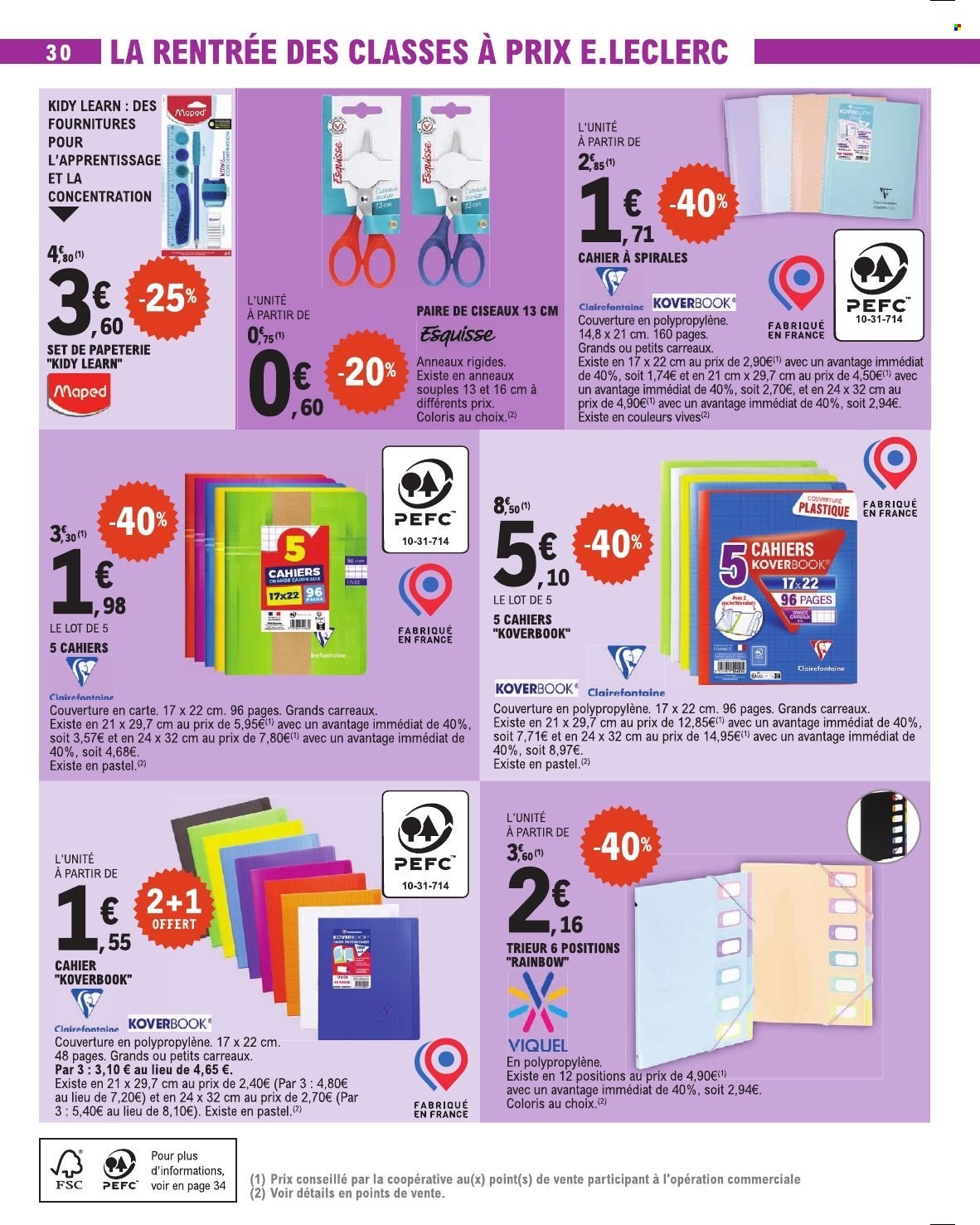 Catalogue E.Leclerc - 18/08/2026 - 29/08/2026. Page 30