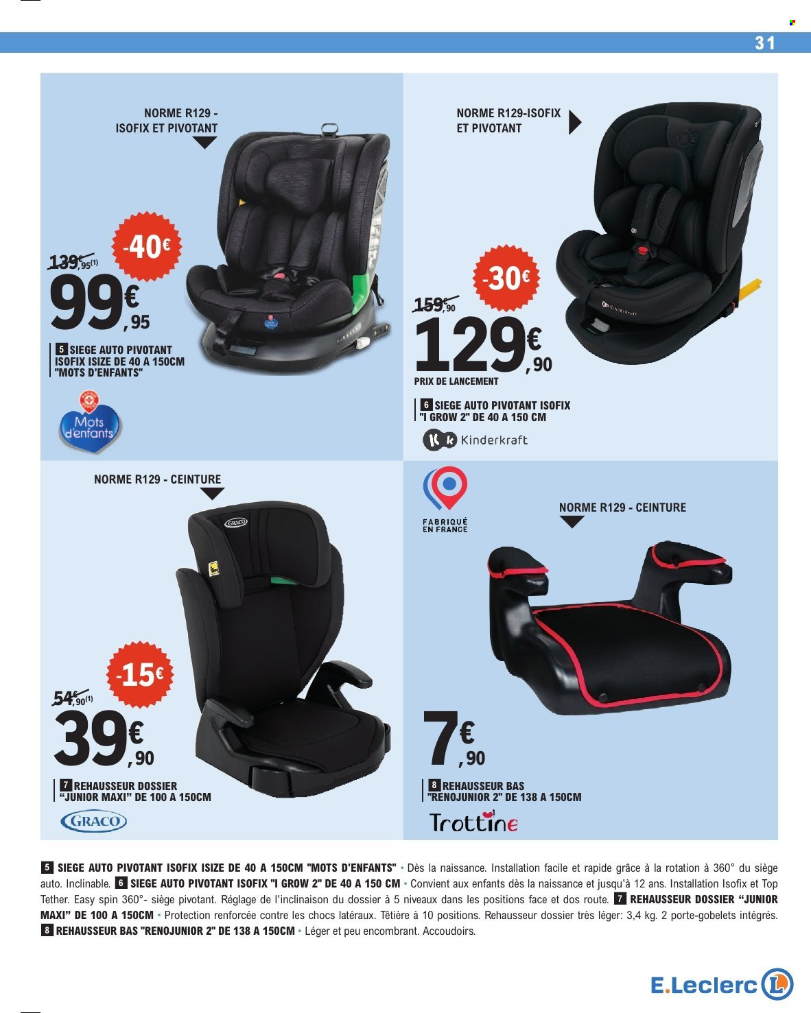 Catalogue E.Leclerc - 18/08/2026 - 29/08/2026. Page 31