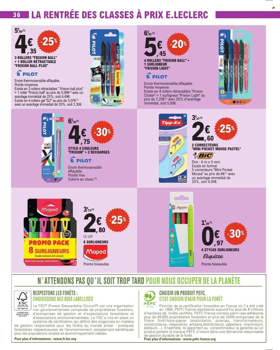 Catalogue E.Leclerc - 18/08/2026 - 29/08/2026. Page 36