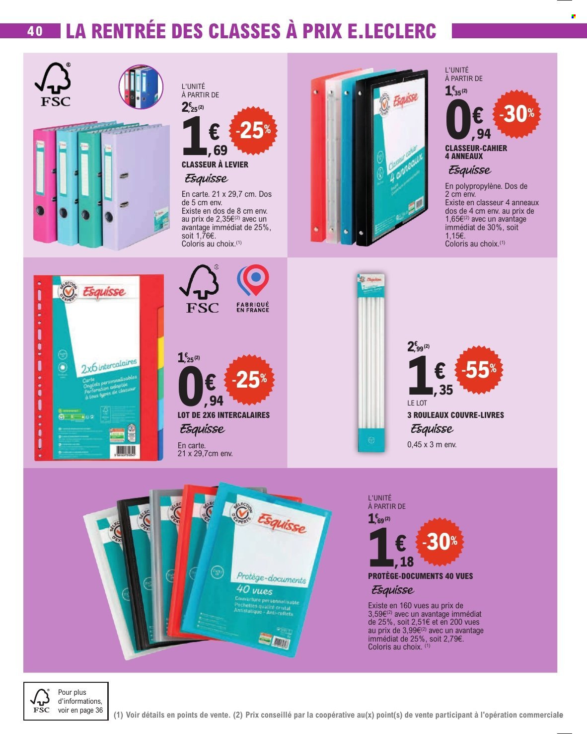 Catalogue E.Leclerc - 18/08/2026 - 29/08/2026. Page 40
