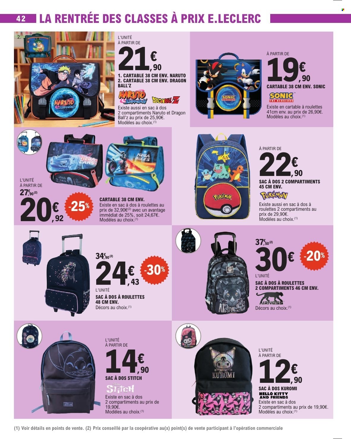 Catalogue E.Leclerc - 18/08/2026 - 29/08/2026. Page 42