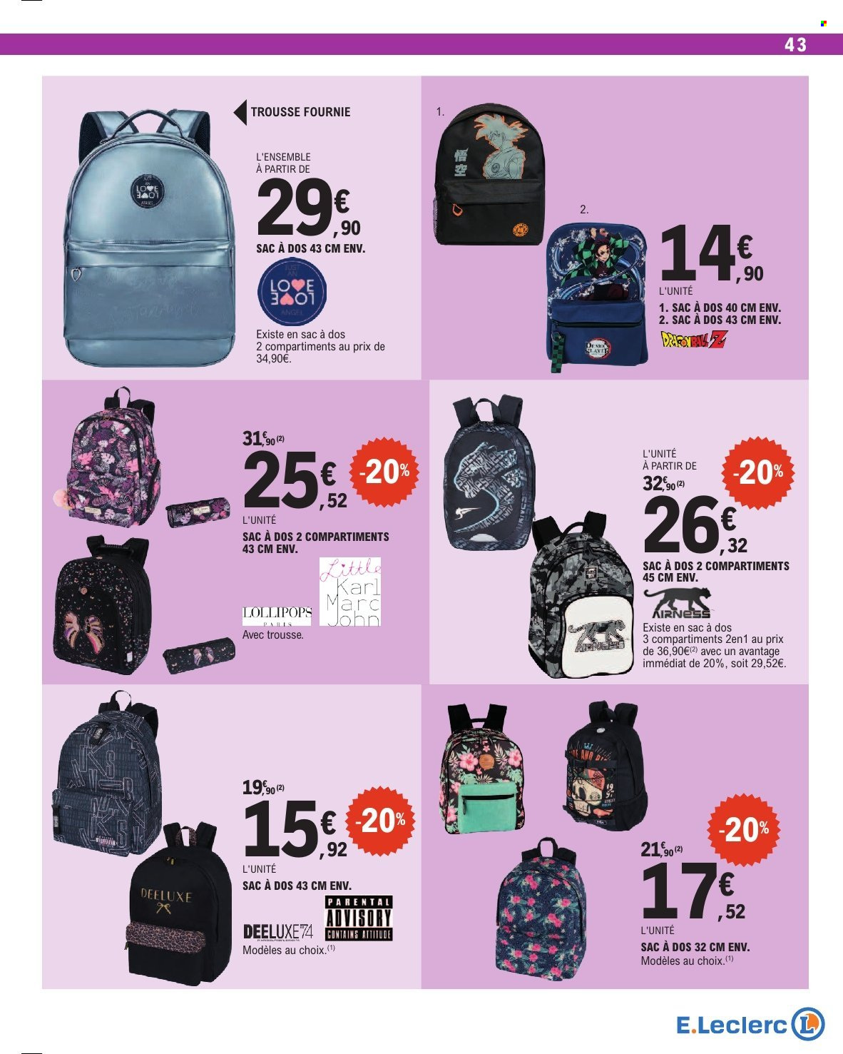 Catalogue E.Leclerc - 18/08/2026 - 29/08/2026. Page 43