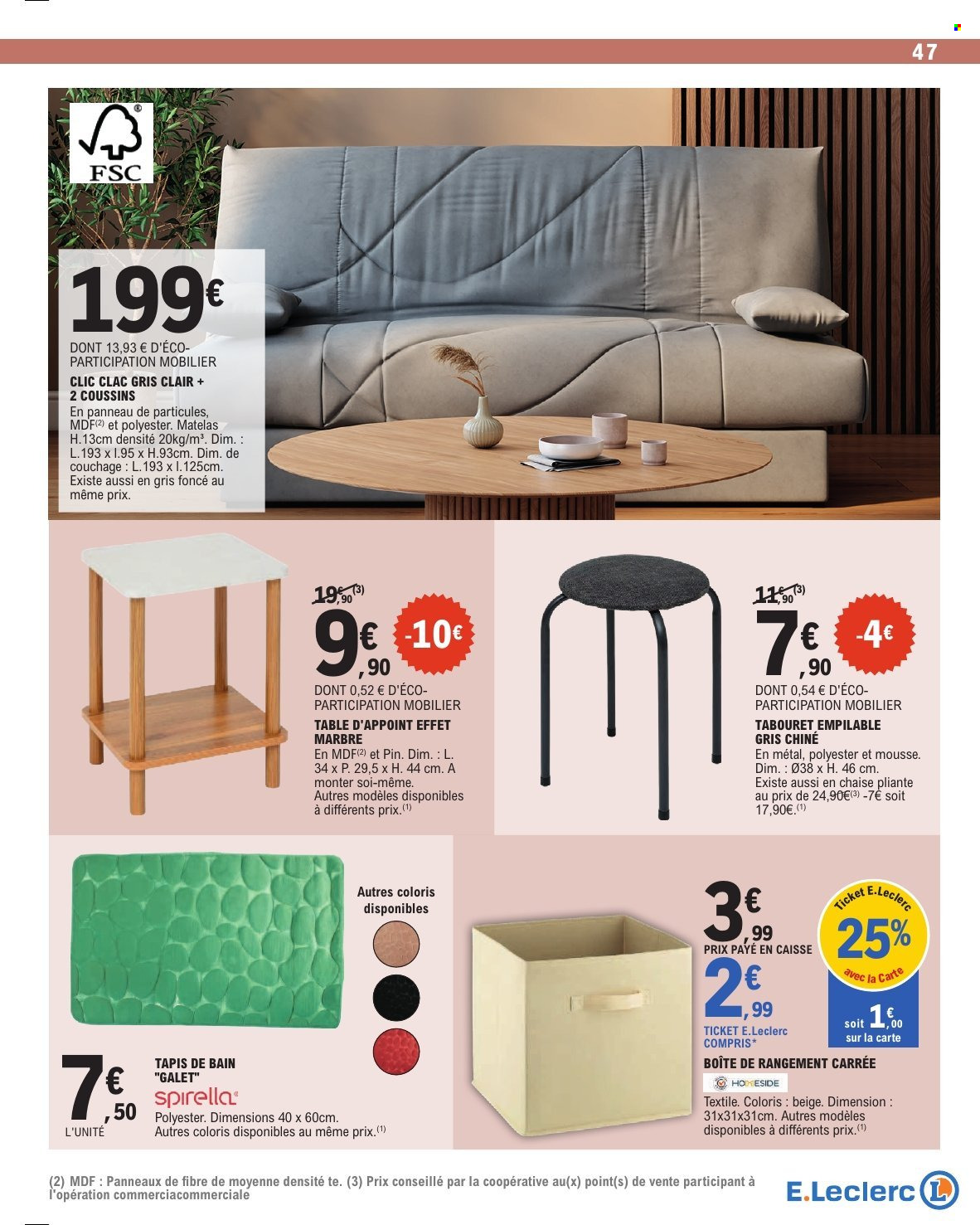 Catalogue E.Leclerc - 18/08/2026 - 29/08/2026. Page 47