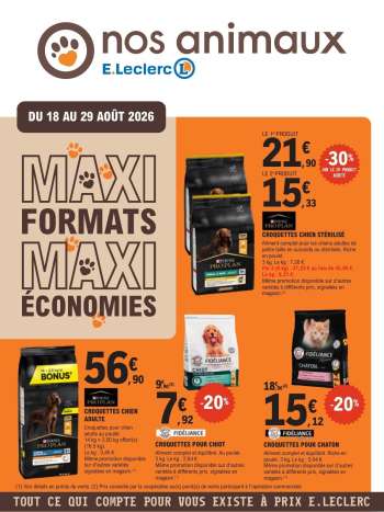 Catalogue E.Leclerc - 18/08/2026 - 29/08/2026.