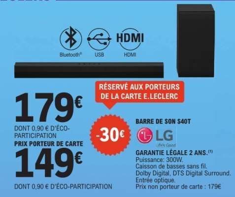 BARRE DE SON S40T