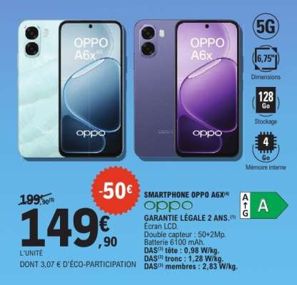 SMARTPHONE OPPO A6X