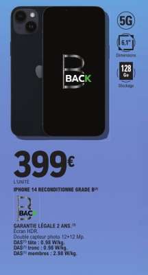 IPHONE 14 RECONDITIONNE GRADE B