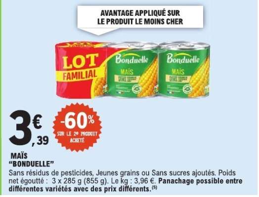 Maïs 'Bonduelle'