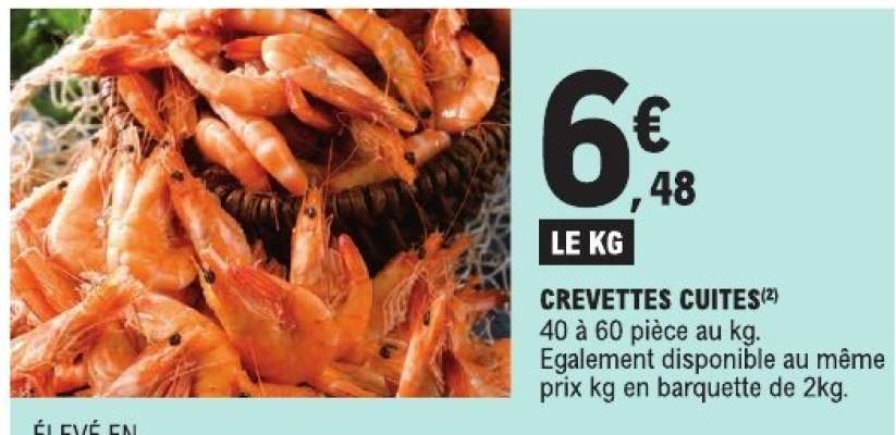 CREVETTES CUITES