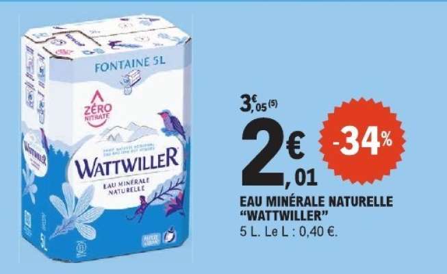 Eau Minérale Naturelle Wattwiller