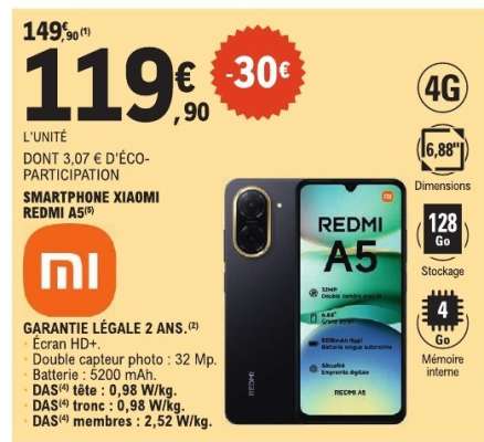 SMARTPHONE XIAOMI REDMI A5