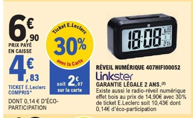 RÉVEIL NUMÉRIQUE 407HIFI00052