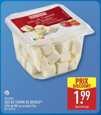 MILSANI DÉS DE TOMME DE BREBIS