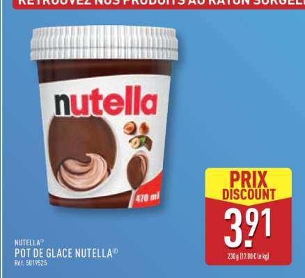 Pot De Glace Nutella