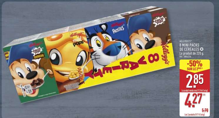 Kellogg's 8 Mini Packs de Céréales