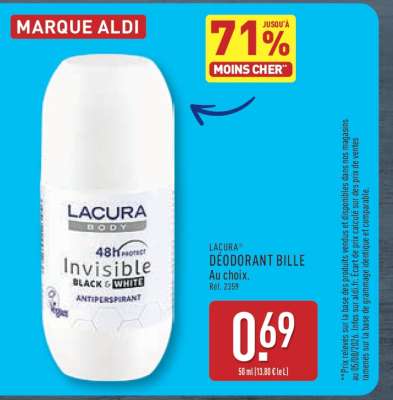 LACURA DÉODORANT BILLE