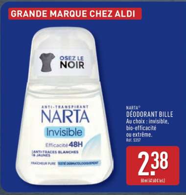 NARTA Déodorant bille