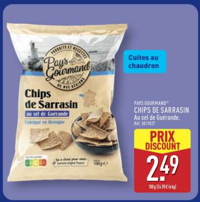 PAYS GOURMAND CHIPS DE SARRASIN