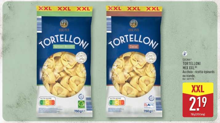 CUCINA TORTELLONI MIX XXL