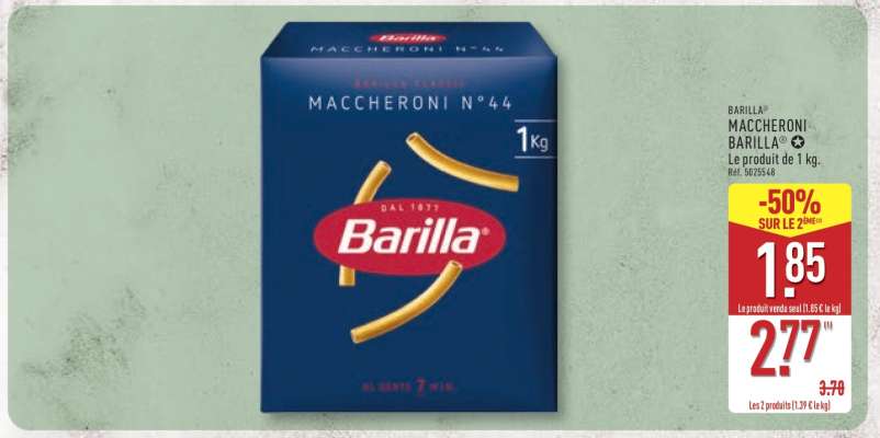 Barilla Maccheroni N°44