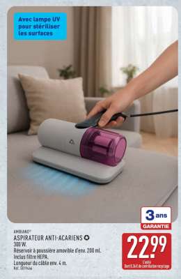 AMBIANO ASPIRATEUR ANTI-ACARIENS