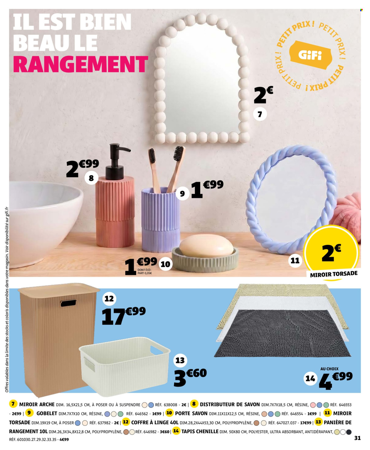Catalogue GiFi - 18/08/2026 - 31/08/2026. Page 31