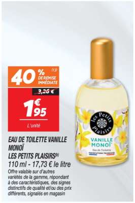 EAU DE TOILETTE VANILLE MONOÏ