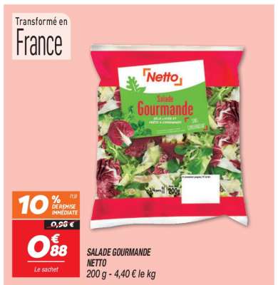 SALADE GOURMANDE NETTO