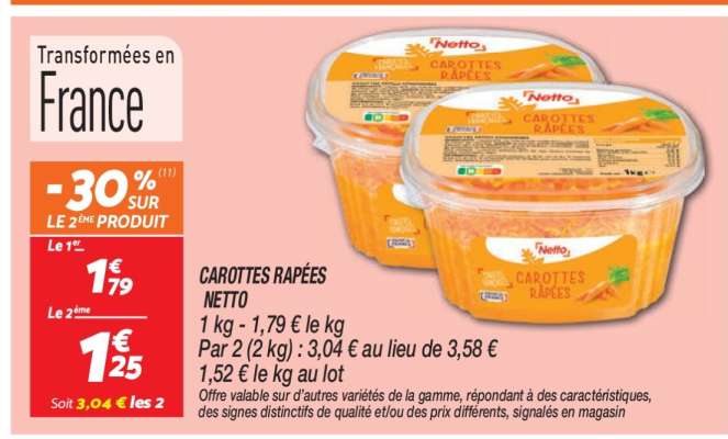 Carottes Râpées