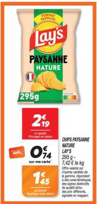 CHIPS PAYSANNE NATURE