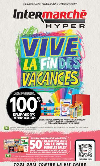 Catalogue Intermarché Hyper - 25/08/2026 - 06/09/2026.