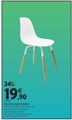 CHAISE COQUE PHENIX