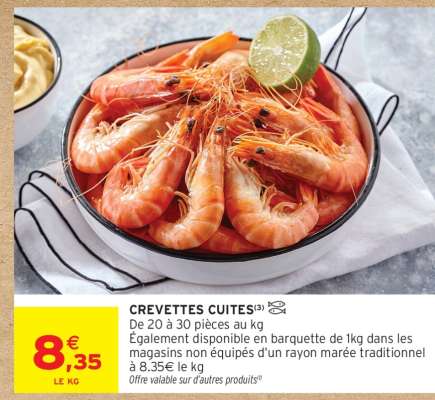 CREVETTES CUITES