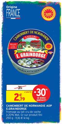 Camembert de Normandie AOP E. Graindorge